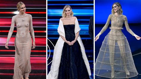 vestito dior ferragni|Chiara Ferragni: il look Dior a Sanremo 2023, tutte le foto .